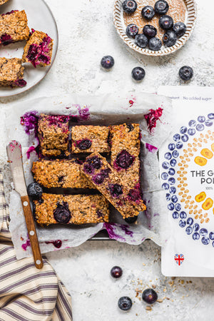 Blueberry and Banana Breakfast Oat Bars