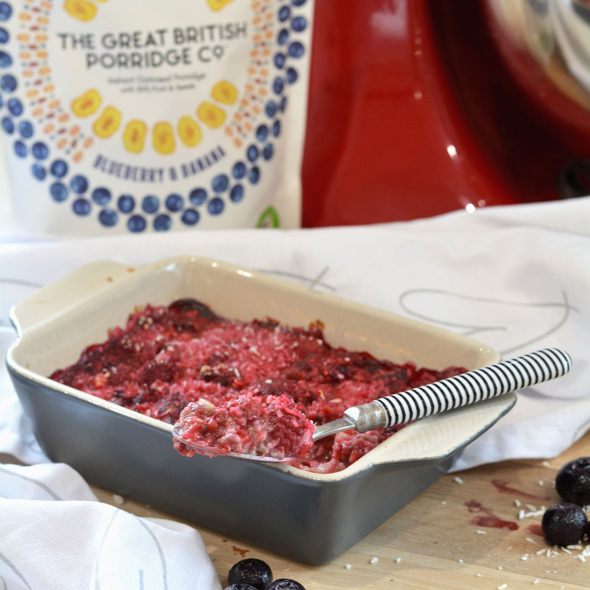 Berry Baked Oats The Great British Porridge Co