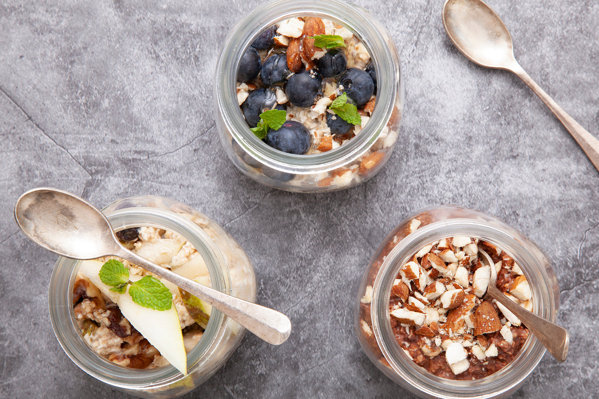 Trio of Overnight Oats The Great British Porridge Co