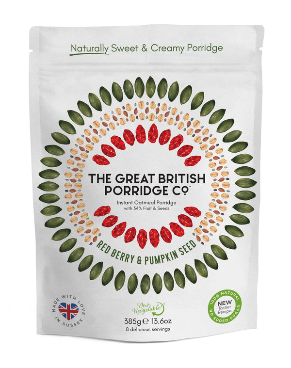 Red Berry & Pumpkin Seed Porridge Pouch