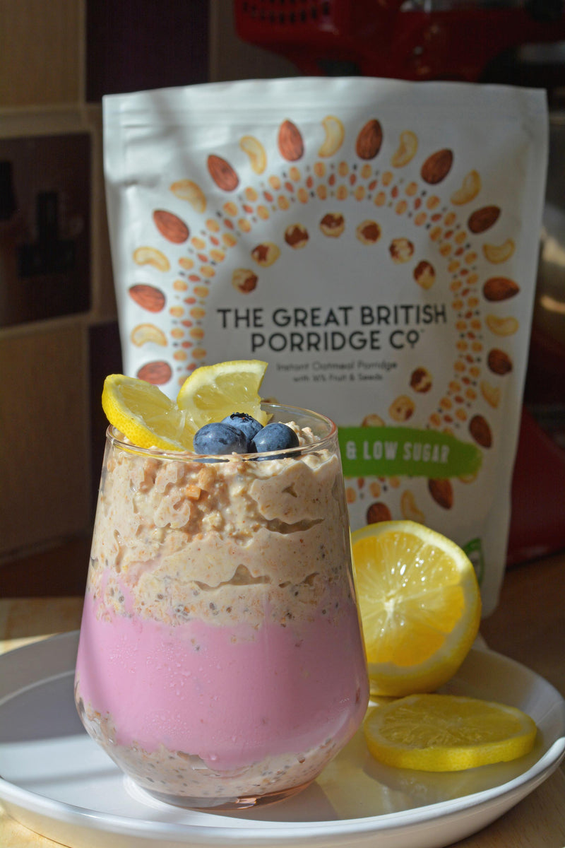 Lovely Lemon Drizzle Overnight Oats The Great British Porridge Co