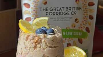 Lemon Drizzle High Protein Overnight Oats