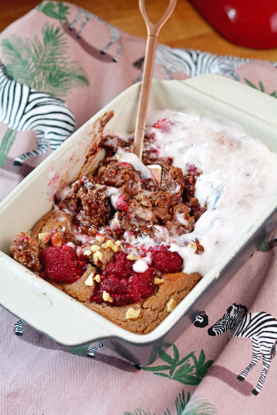Cacao & Raspberry Baked Oats The Great British Porridge Co