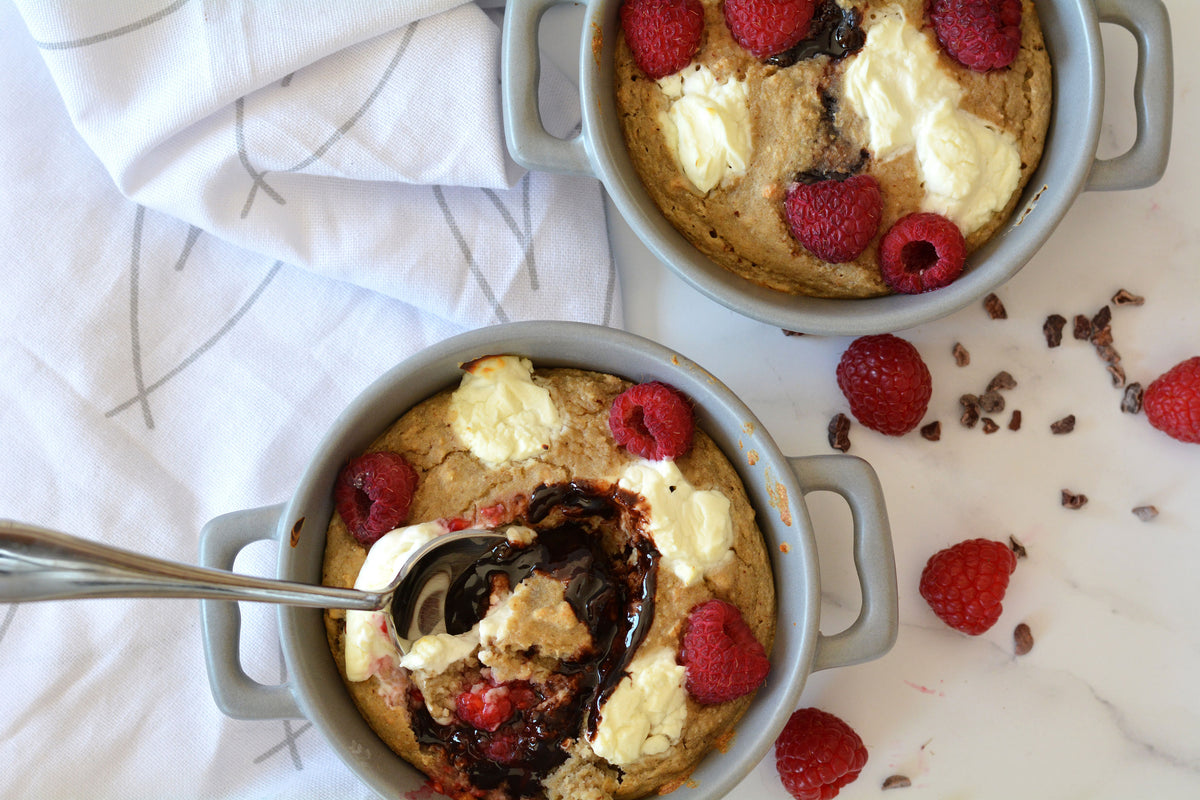 Raspberry Cheesecake Baked Oats The Great British Porridge Co
