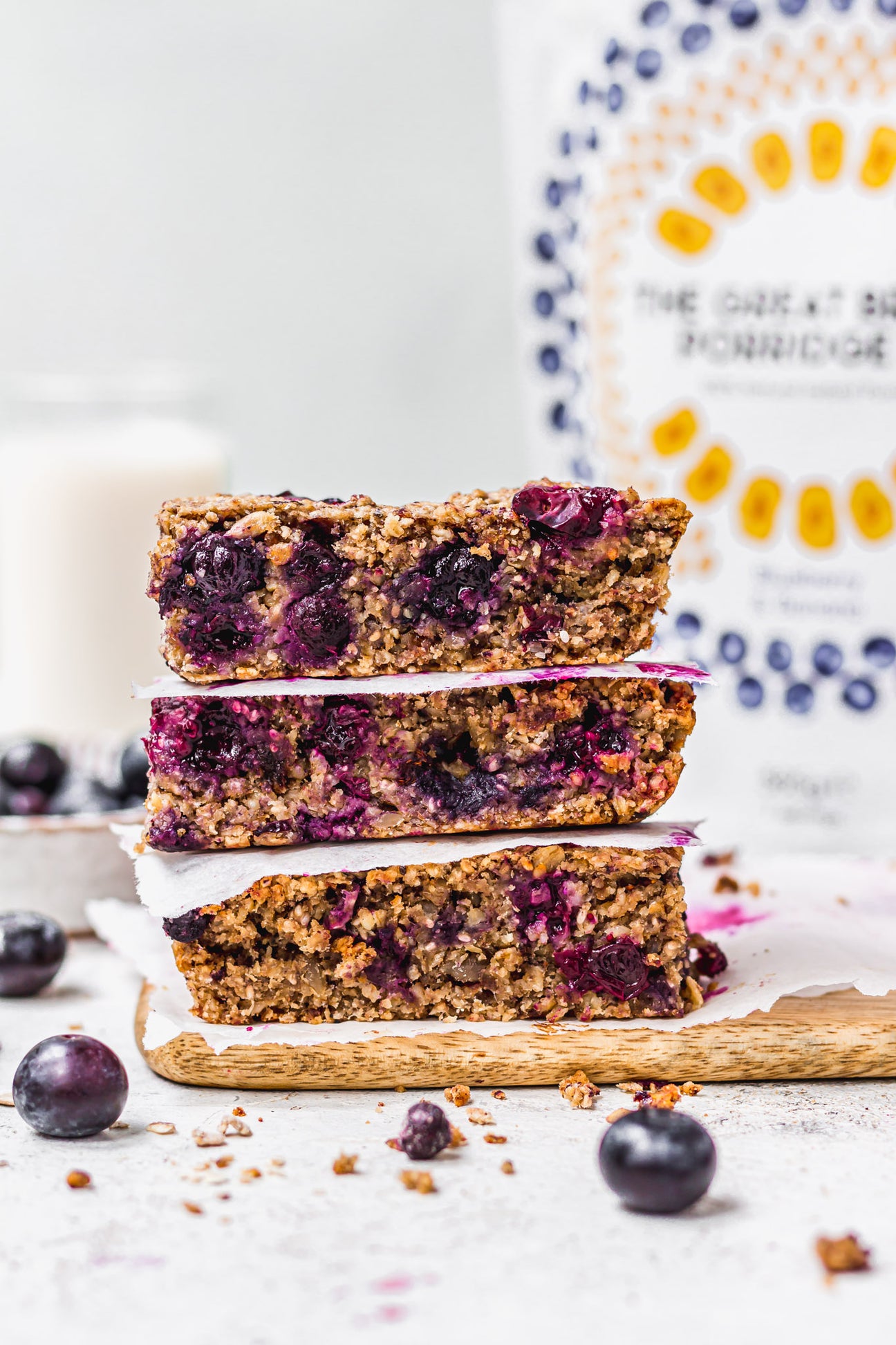 Blueberry & Banana Oat Bars – The Great British Porridge Co