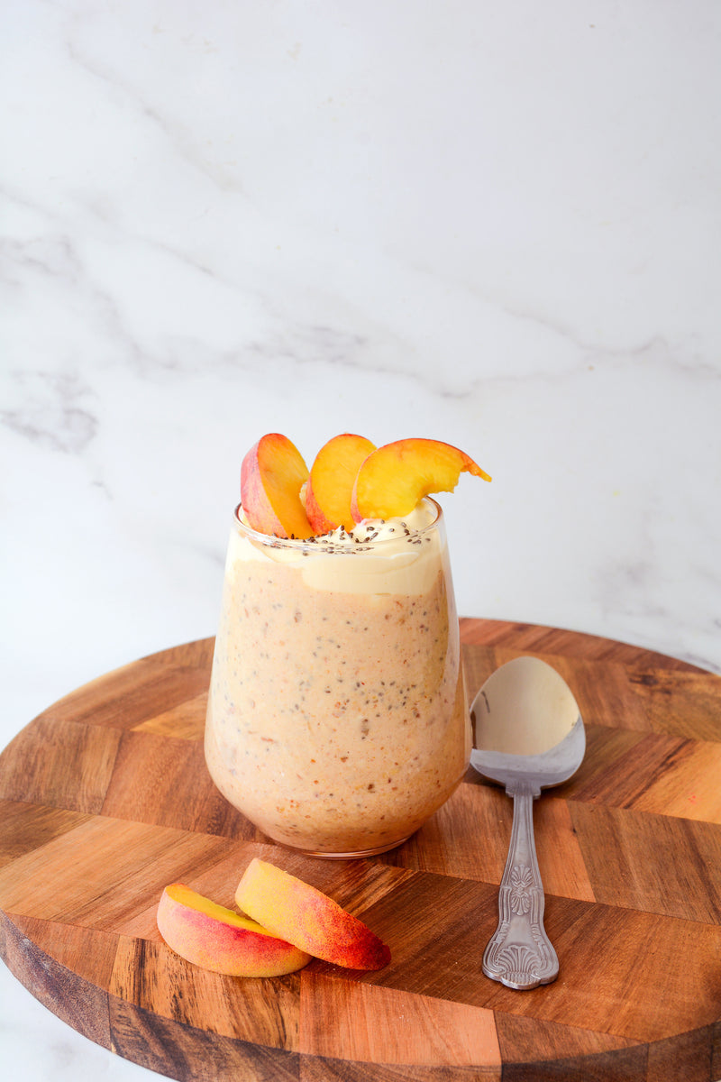 Peach Iced Tea Overnight Oats The Great British Porridge Co