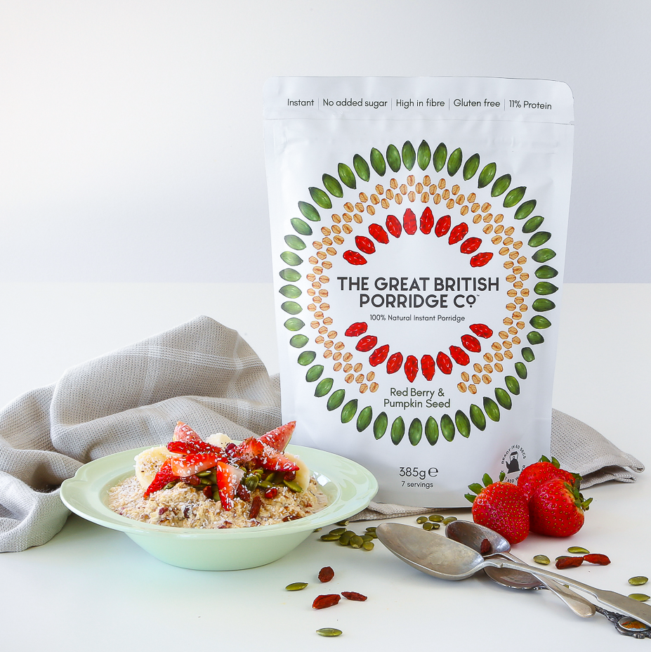 Red Berry & Pumpkin Seed Porridge Pouch